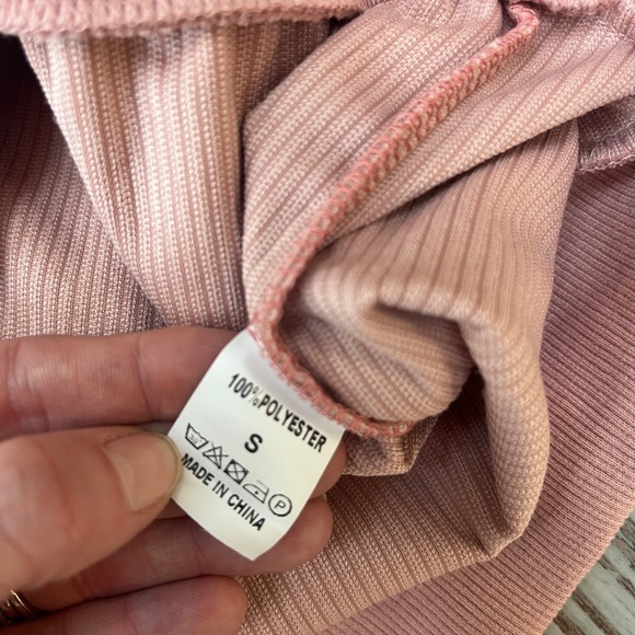 Color Block Ribbed Oversized Corduroy-Feel Pullover - Small - Picture 11 of 16